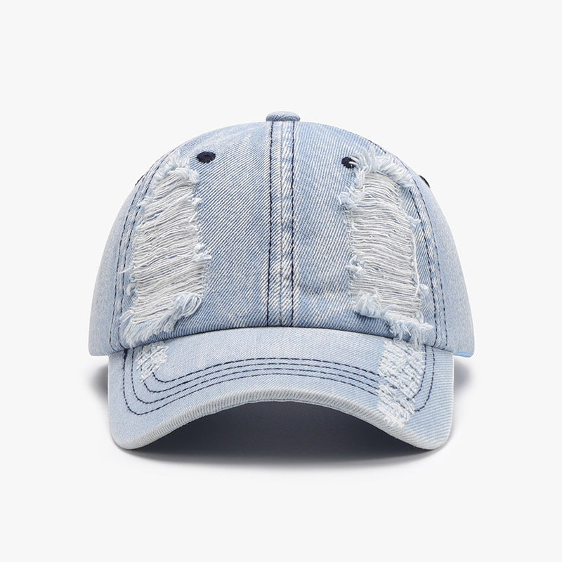 Zephariel Distressed Cotton Baseball Cap