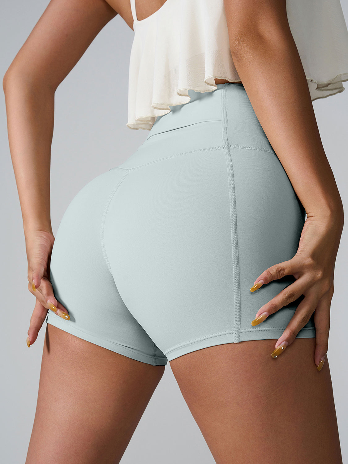 Zephariel High Waist Active Shorts