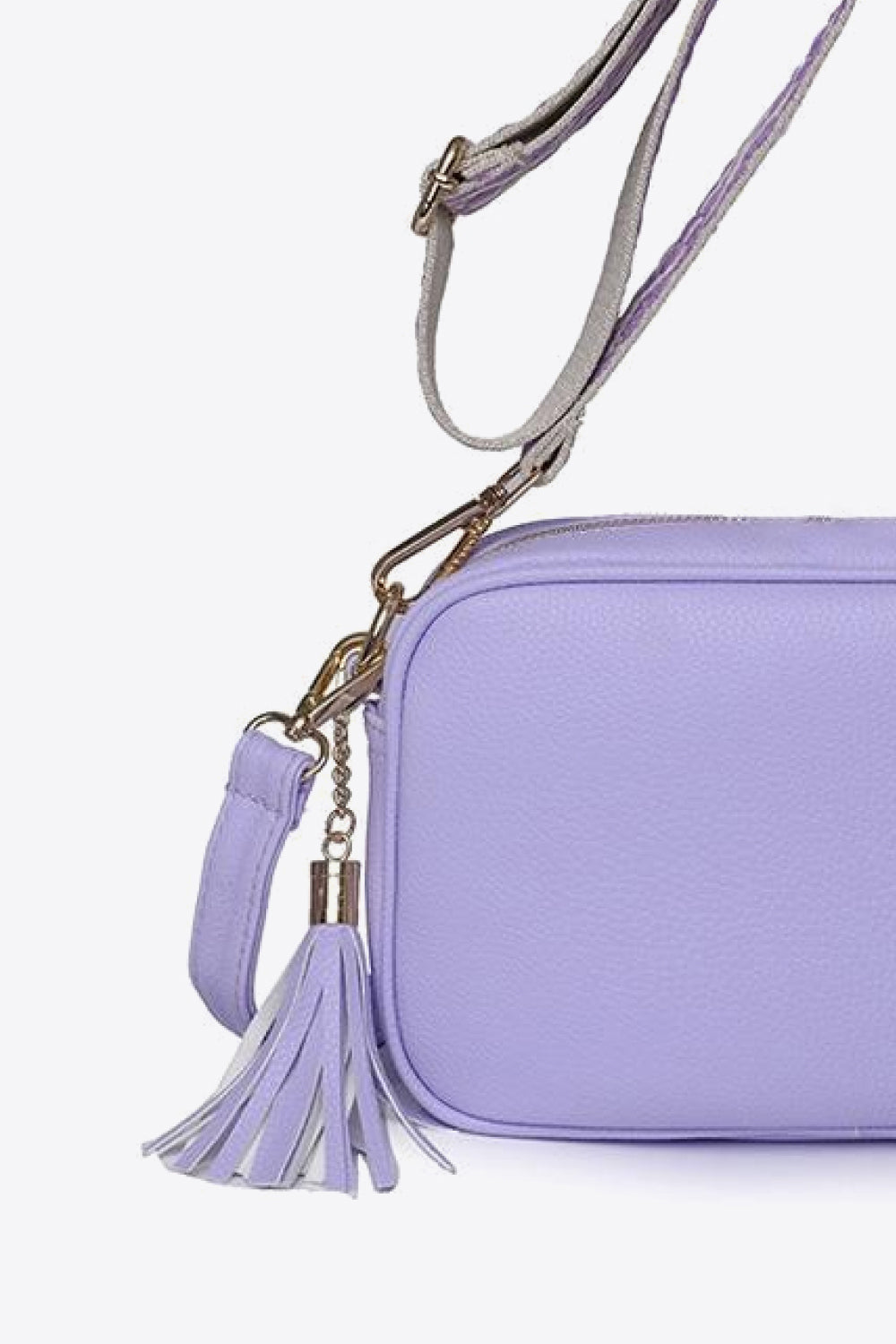 Zephariel PU Leather Tassel Crossbody Bag