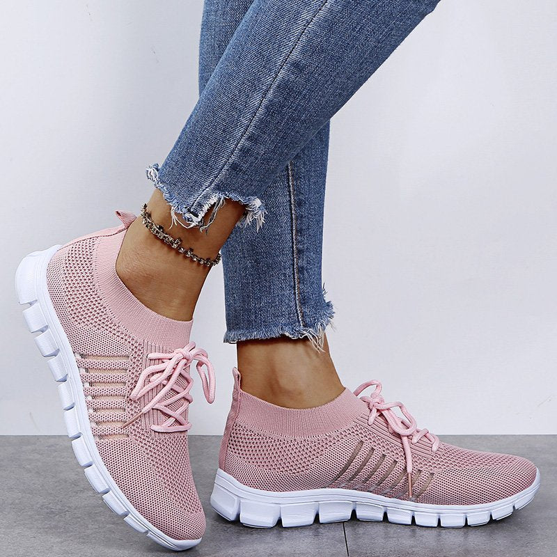 Zephariel Breathable Mesh Lace Up Sneakers