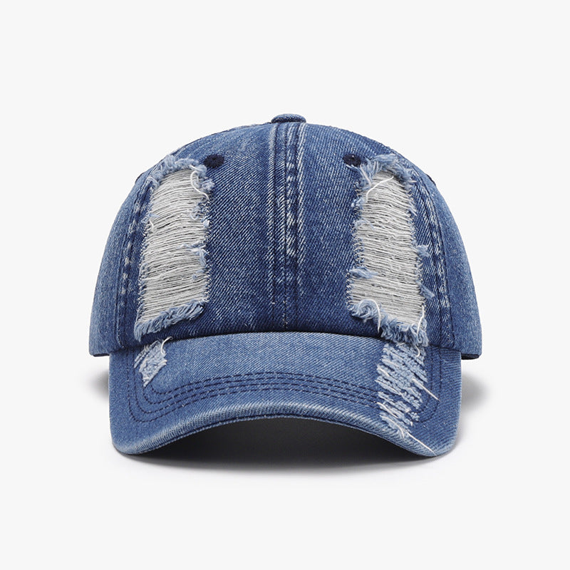 Zephariel Distressed Cotton Baseball Cap