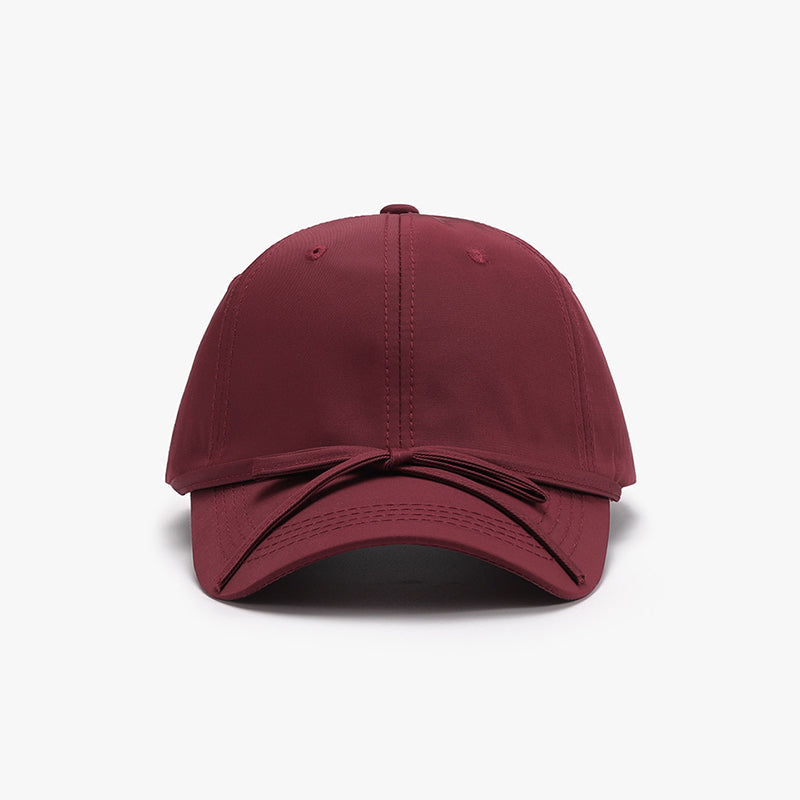 Zephariel Tied Bow Cotton Baseball Cap