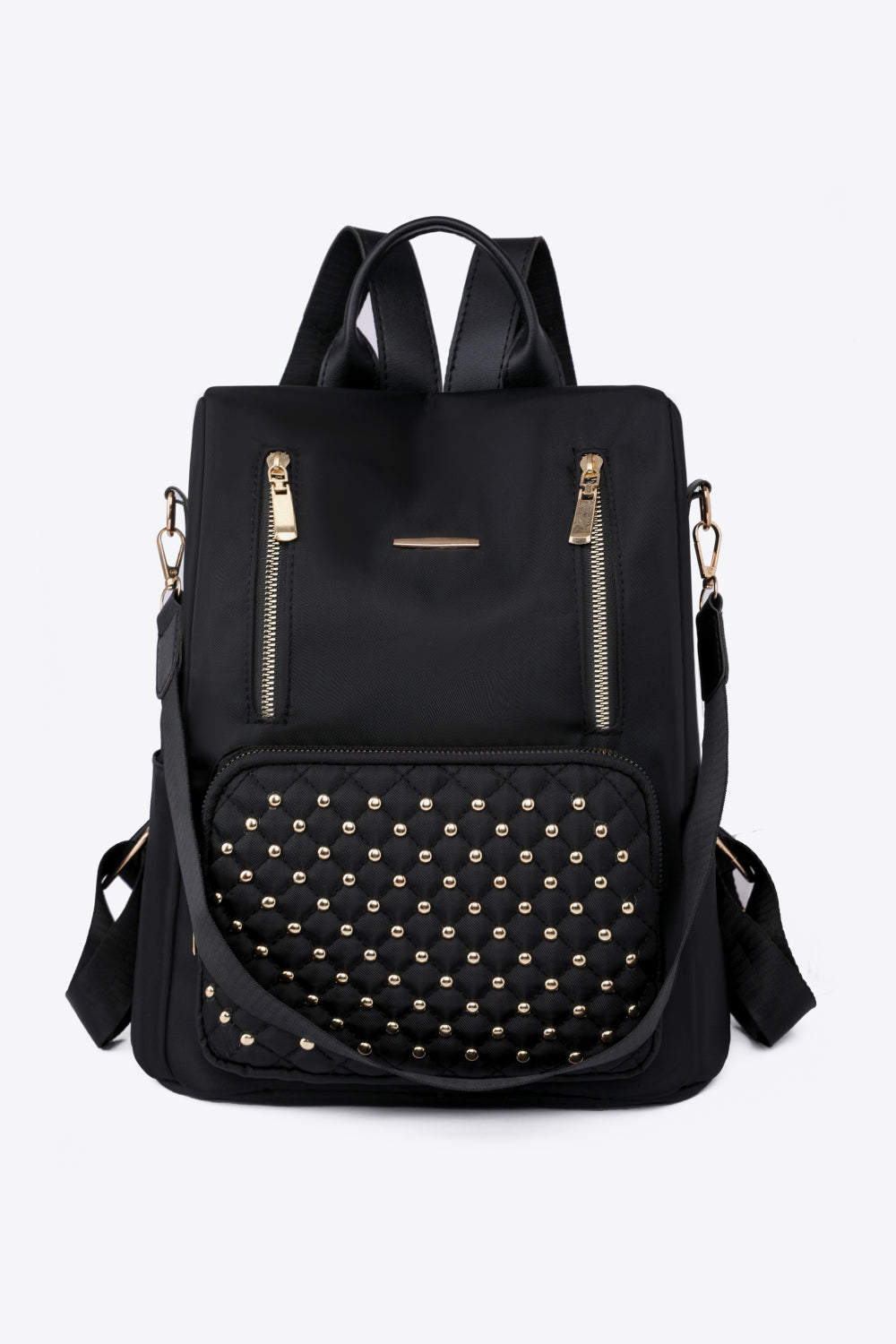 Zephariel Zipper Pocket Beaded Backpack