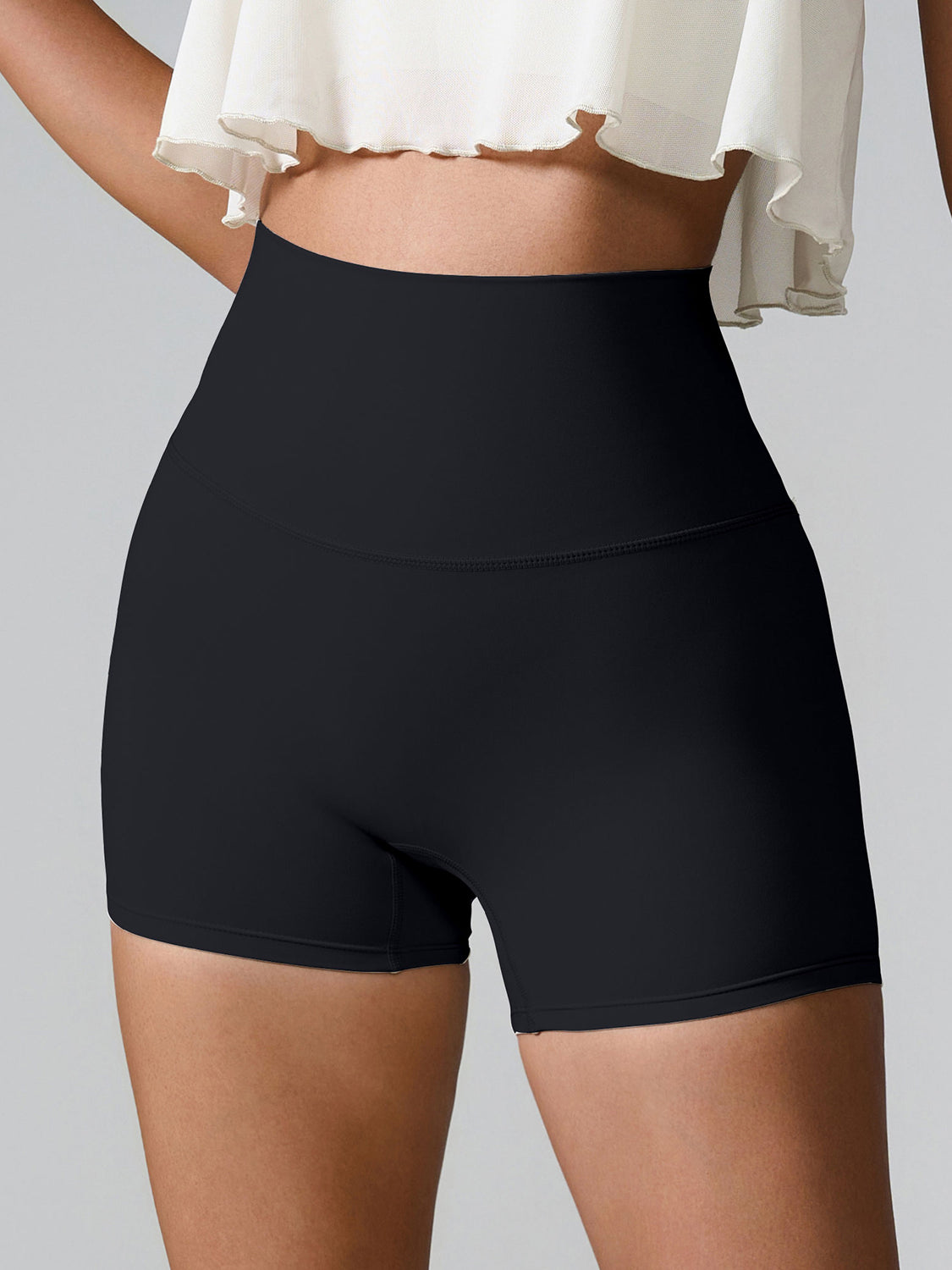 Zephariel High Waist Active Shorts