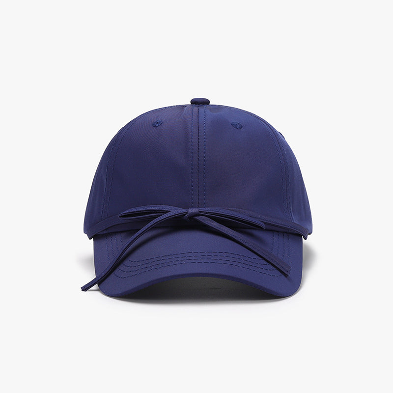 Zephariel Tied Bow Cotton Baseball Cap