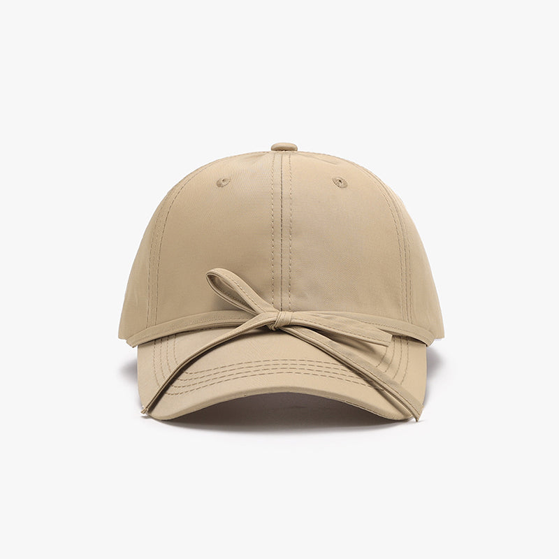 Zephariel Tied Bow Cotton Baseball Cap