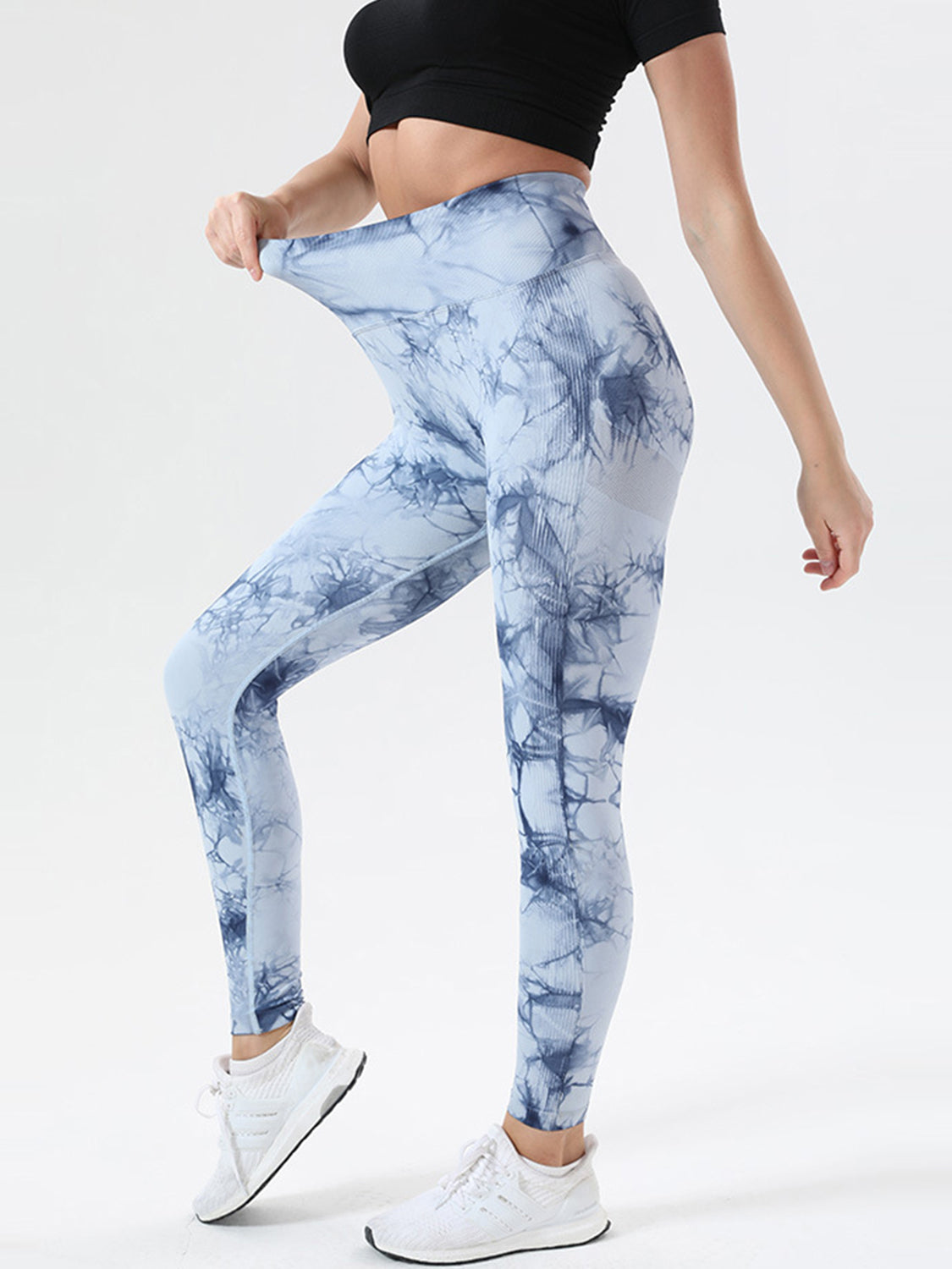 Zephariel Tie-Dye High Waist Active Leggings