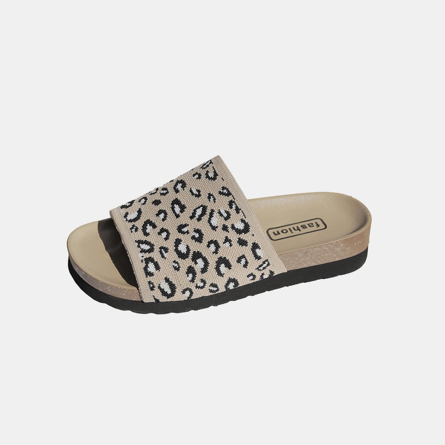 Zephariel Leopard Open Toe Sandals