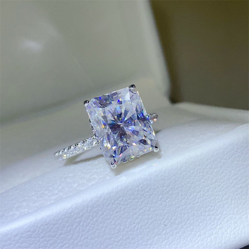 Zephariel 5 Carat Moissanite Zircon 925 Sterling Silver Ring