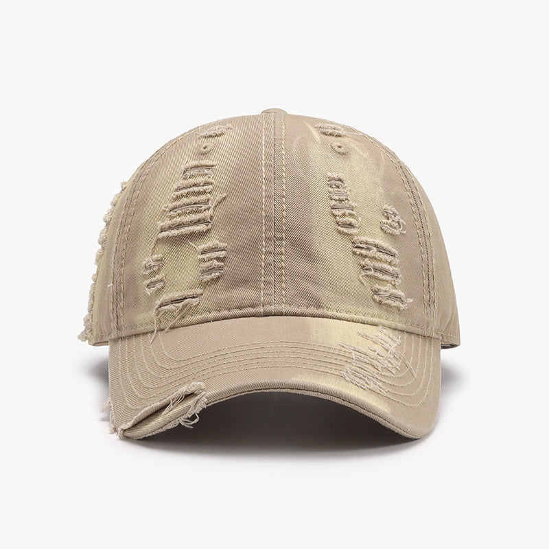 Zephariel Distressed Adjustable Cotton Baseball Cap