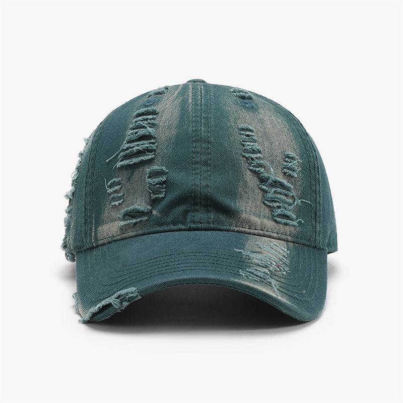 Zephariel Distressed Adjustable Cotton Baseball Cap