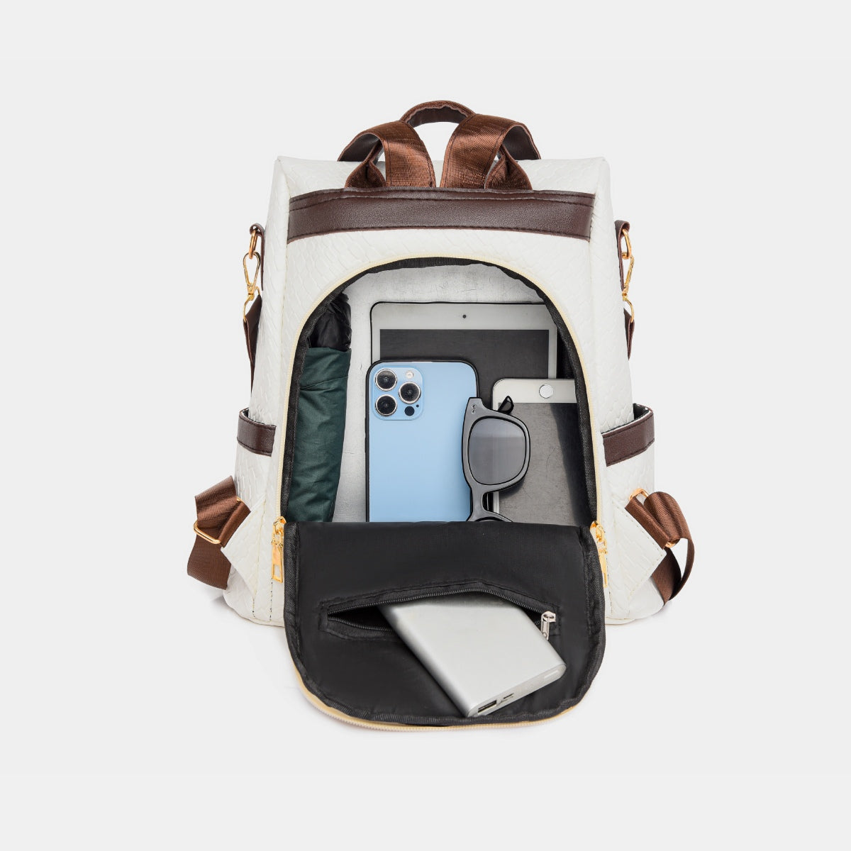 Zephariel PU Leather Backpack Bag