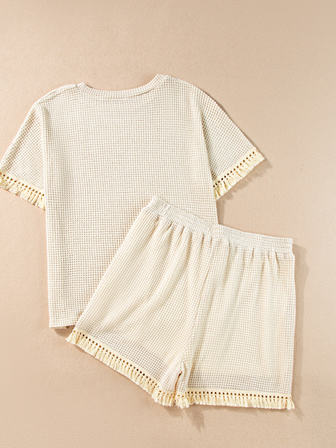 Zephariel Round Neck Top and Shorts Set