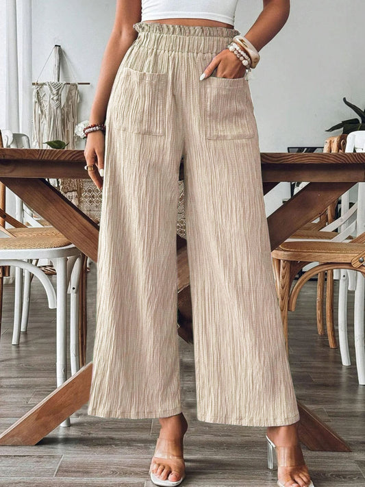 Zephariel Frill Wide Leg Pants