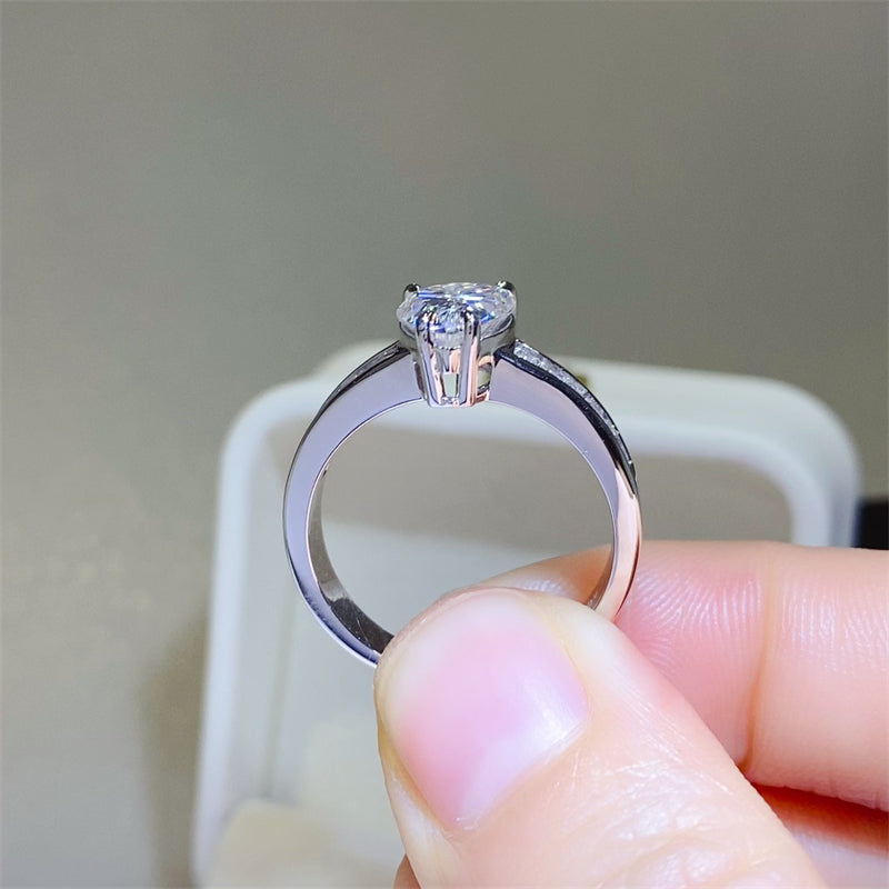 Zephariel 3 Carat Moissanite 925 Sterling Silver Ring