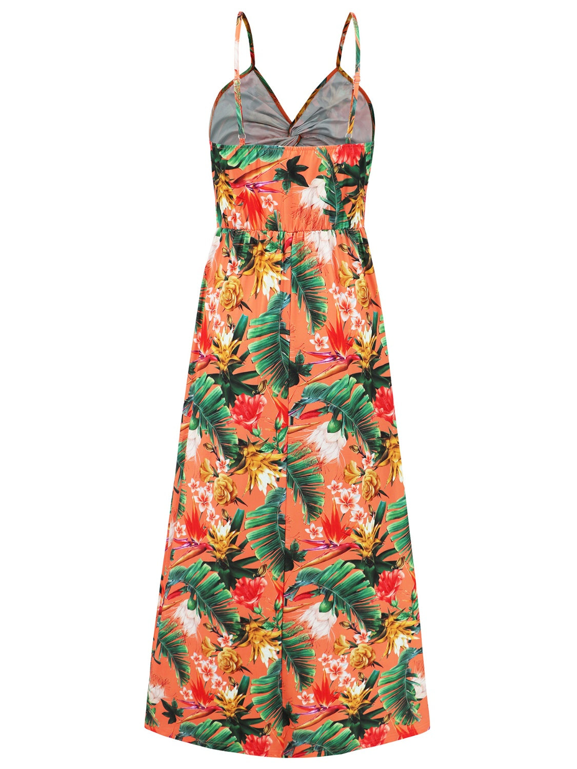 Zephariel Twisted Printed V-Neck Cami Dress