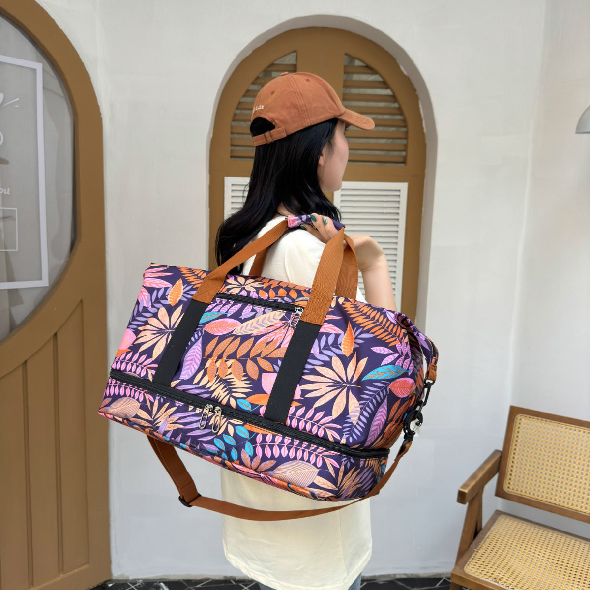 Zephariel Canvas Printed Travel Bag