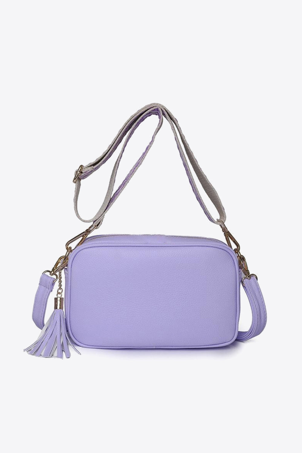 Zephariel PU Leather Tassel Crossbody Bag