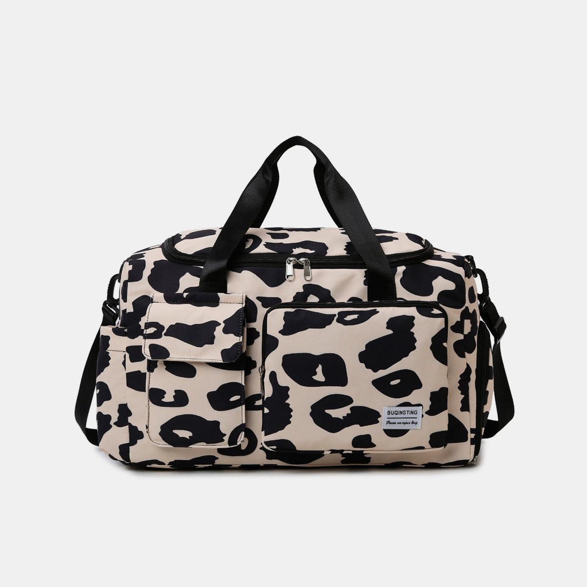 Zephariel Oxford Cloth Animal Print Travel Bag