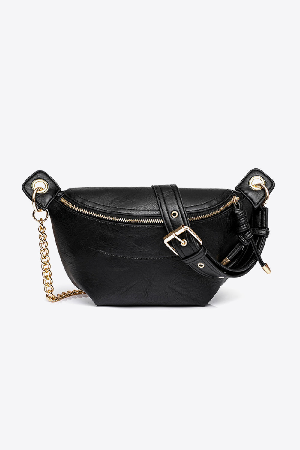 Zephariel PU Leather Chain Strap Crossbody Bag