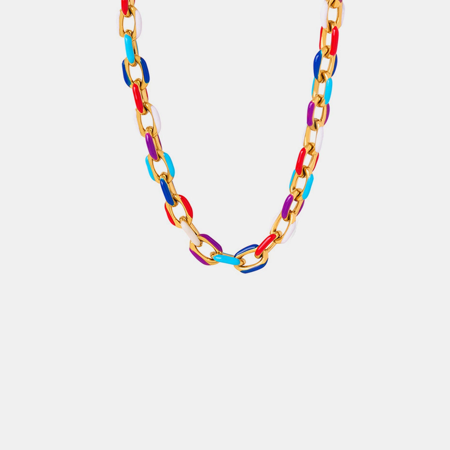 Zephariel 18K Gold-Plated Titanium Steel Necklace