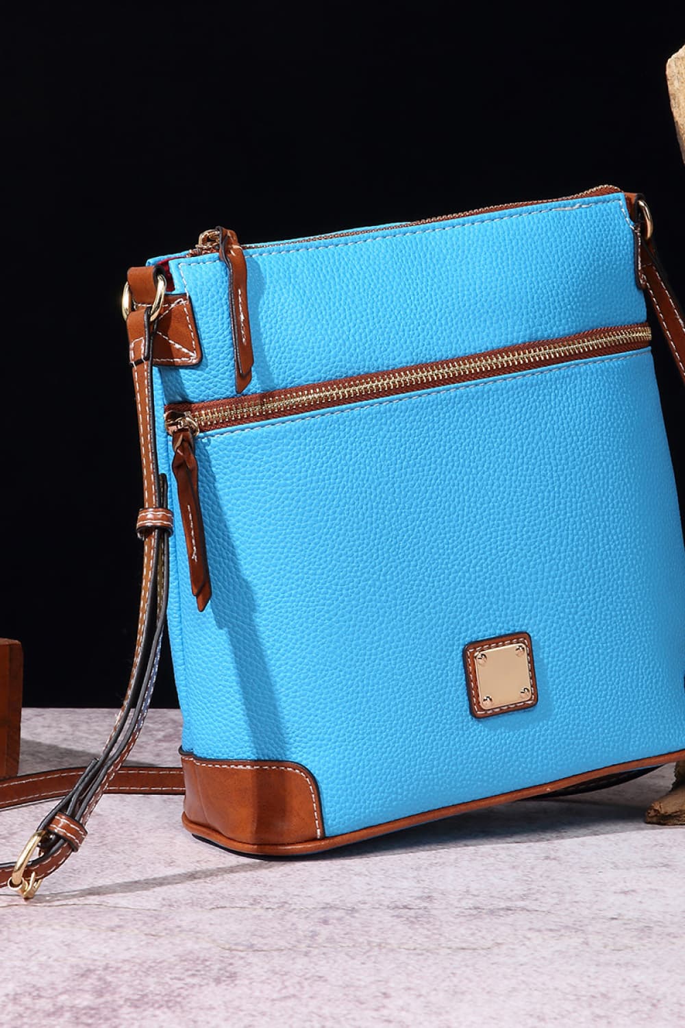 Zephariel PU Leather Crossbody Bag