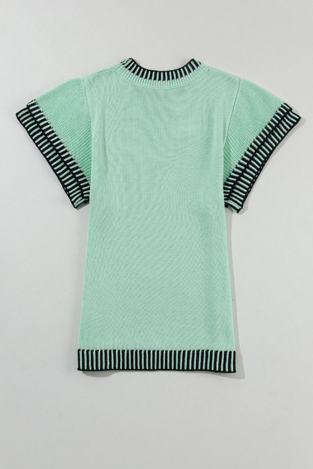 Zephariel Round Neck Short Sleeve Knit Top