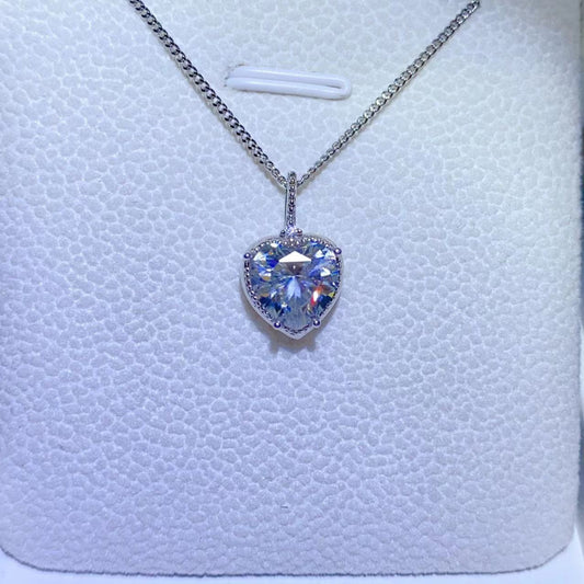 Zephariel 2 Carat Moissanite 925 Sterling Silver Necklace