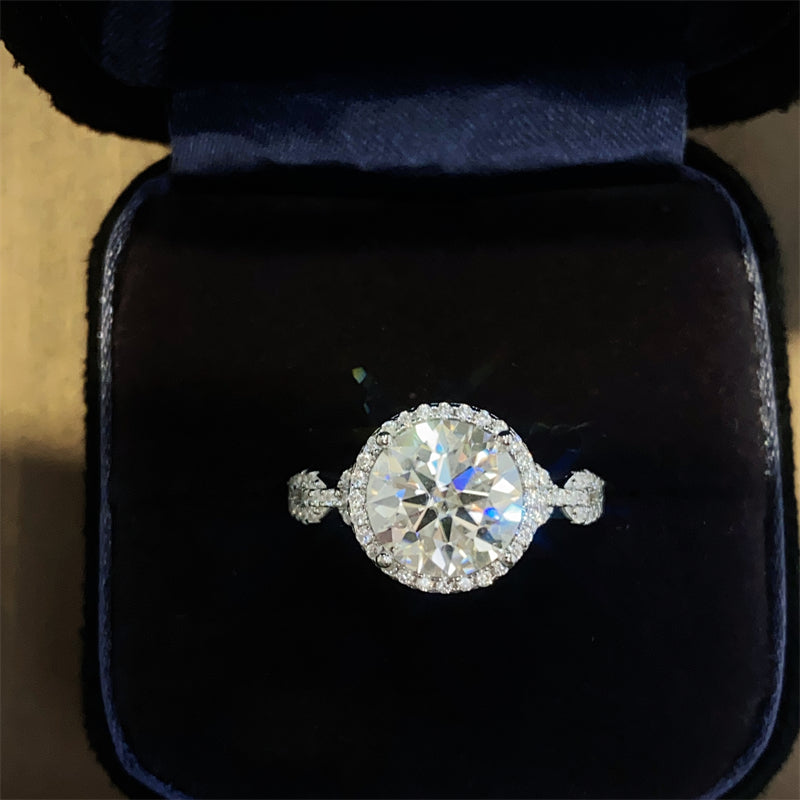 Zephariel 3 Carat 925 Sterling Silver Moissanite Ring