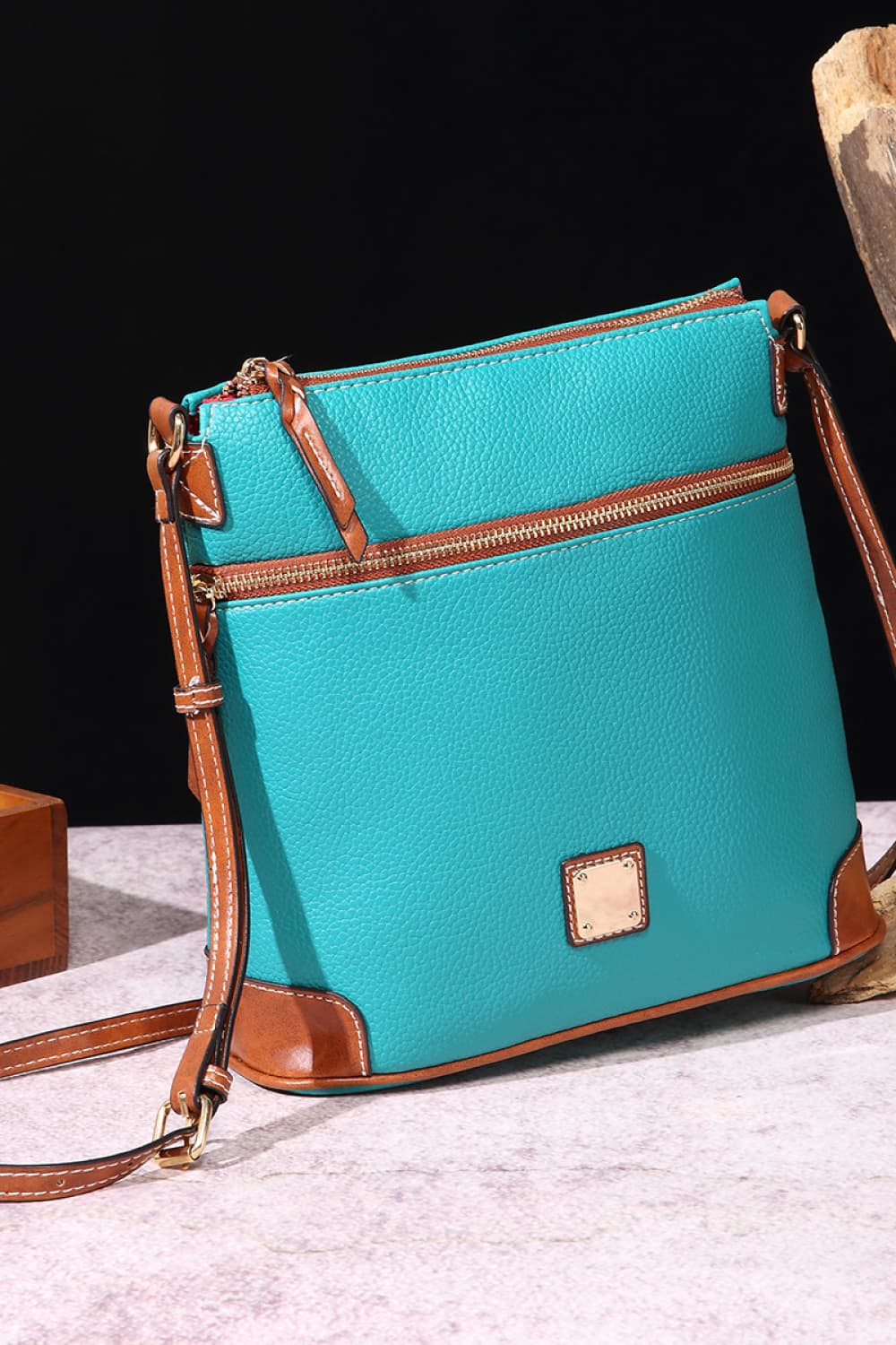 Zephariel PU Leather Crossbody Bag