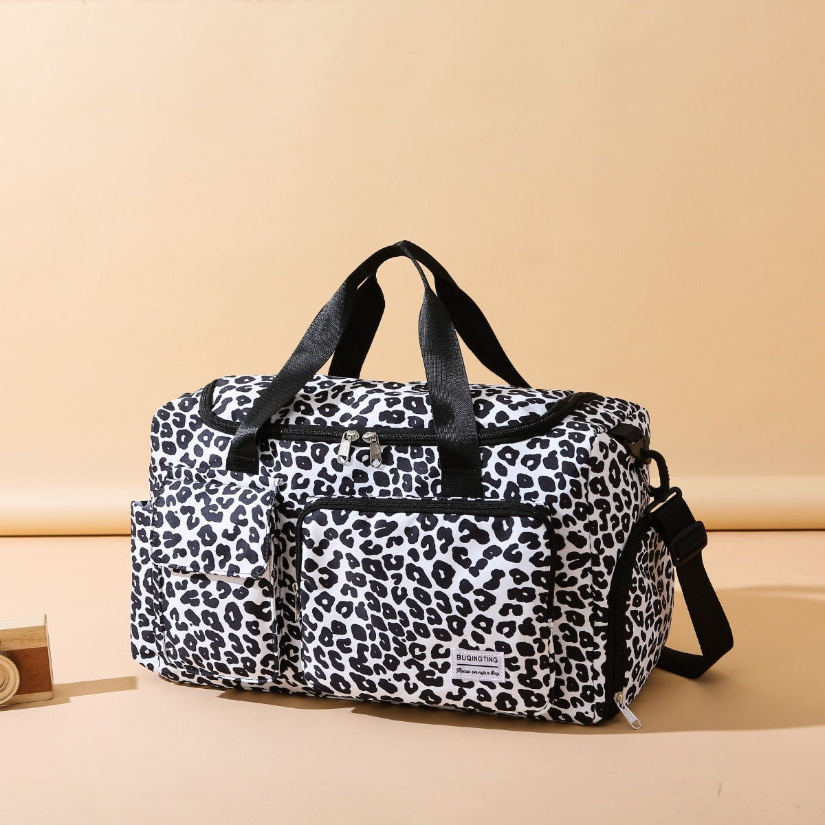 Zephariel Oxford Cloth Animal Print Travel Bag