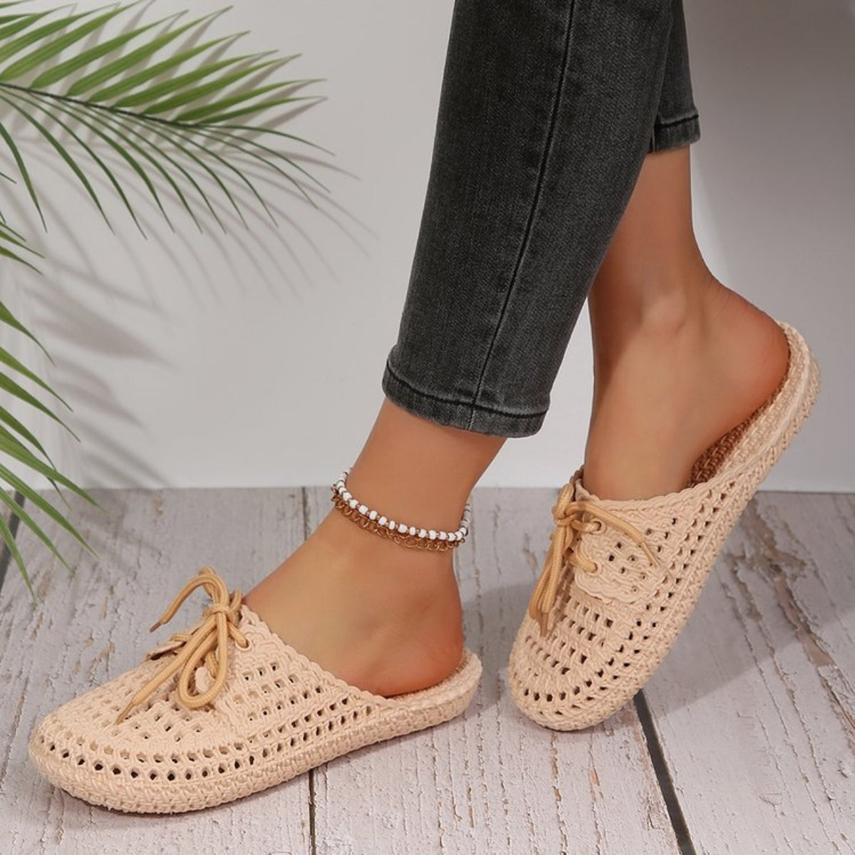 Zephariel Lace-Up Flat Sandals