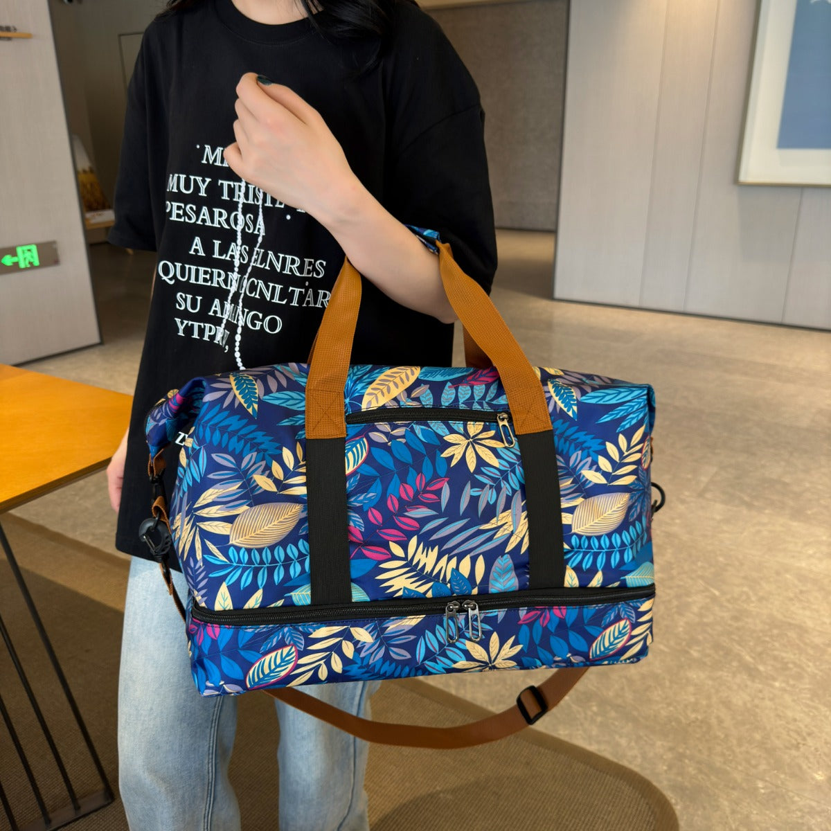 Zephariel Canvas Printed Travel Bag