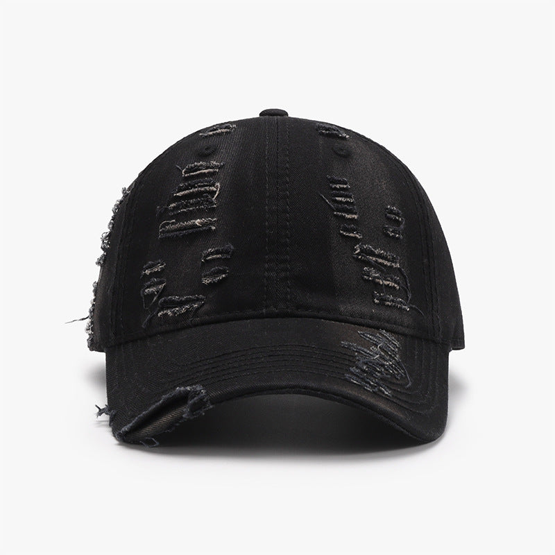 Zephariel Distressed Adjustable Cotton Baseball Cap