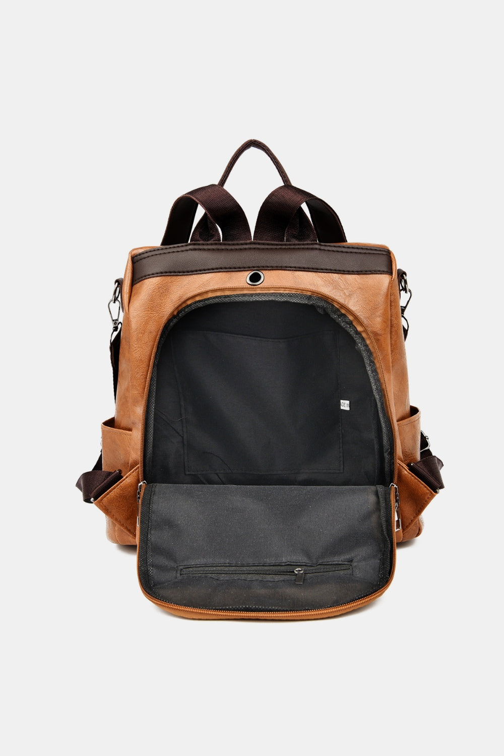 Zephariel PU Leather Large Backpack Bag