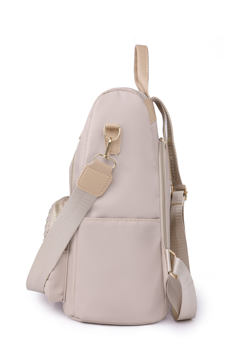 Zephariel Zipper Pocket Beaded Backpack