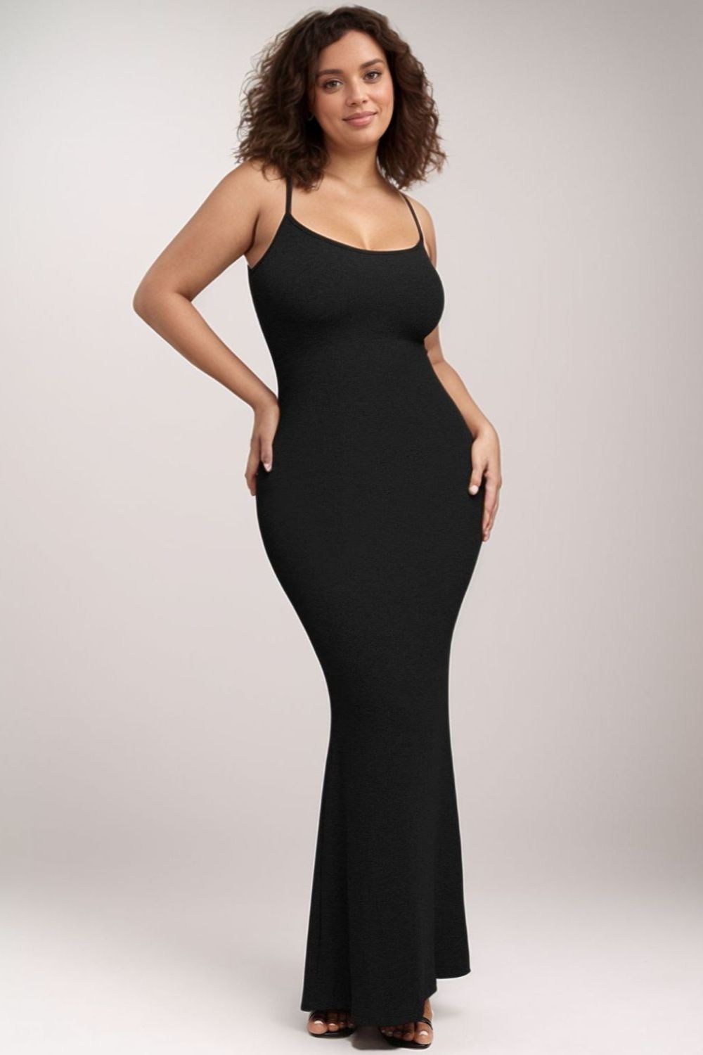 Zephariel Built-In Shapewear Sleeveless Maxi Dress