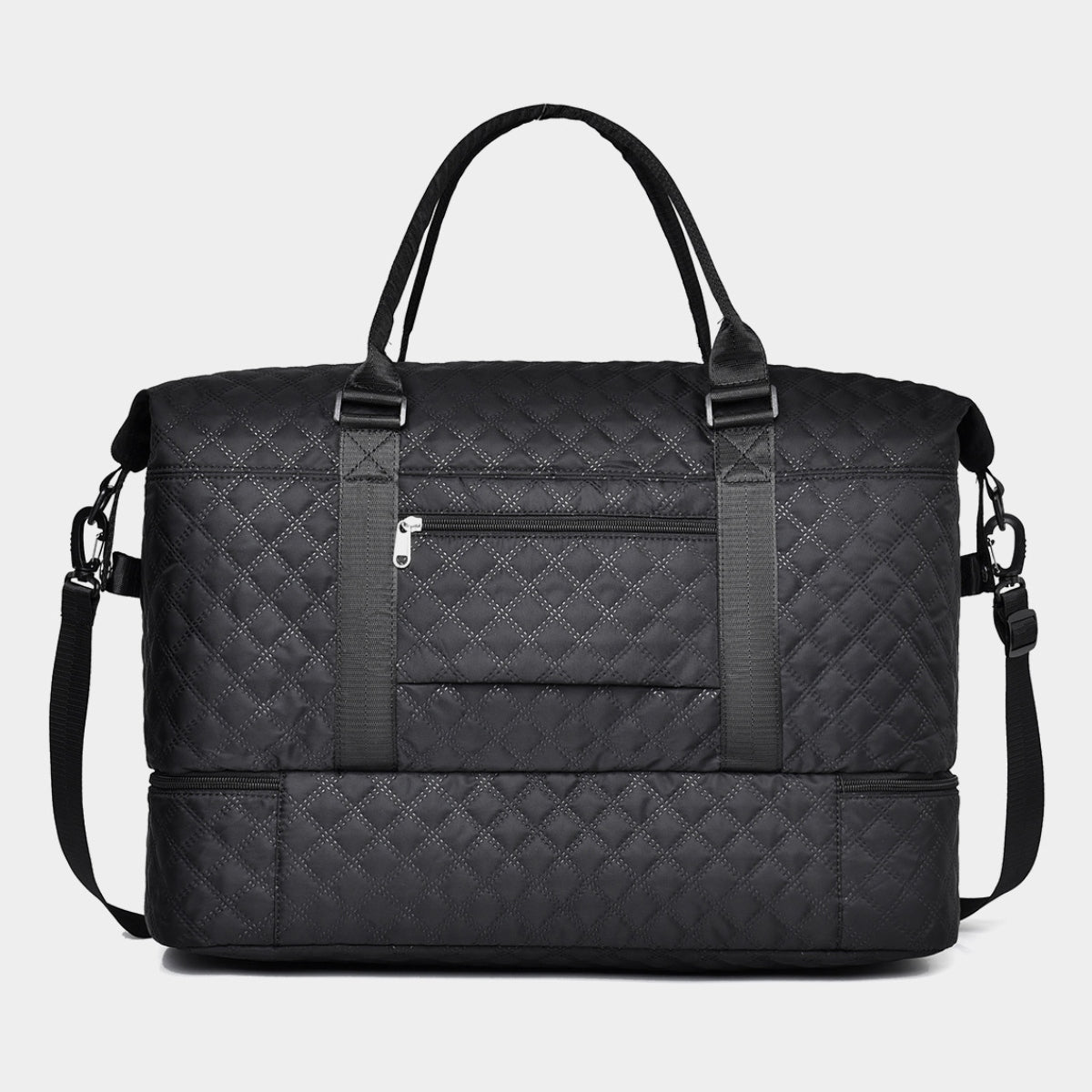 Zephariel Diamond Grid Oxford Cloth Oversize Travel Bag