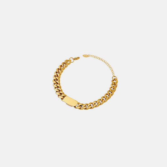 Zephariel 18K Gold-Plated Titanium Steel Bracelet