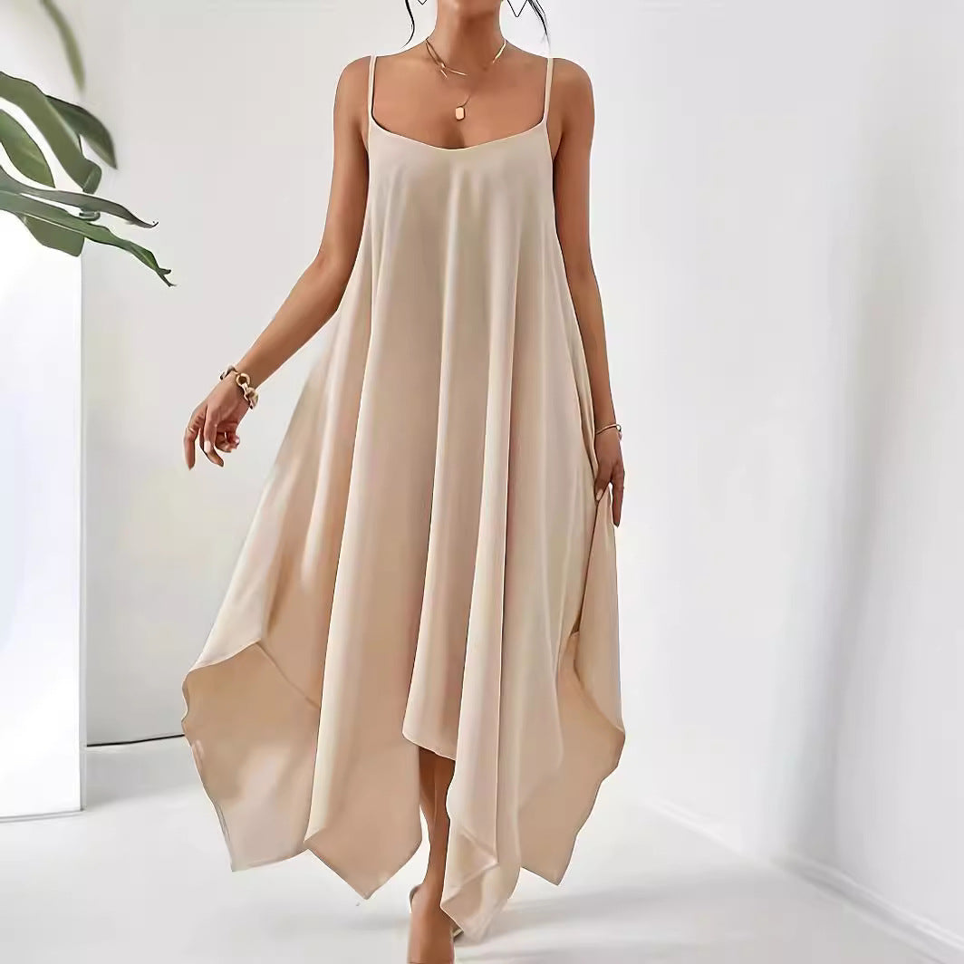 Zephariel Scoop Neck Midi Cami Dress