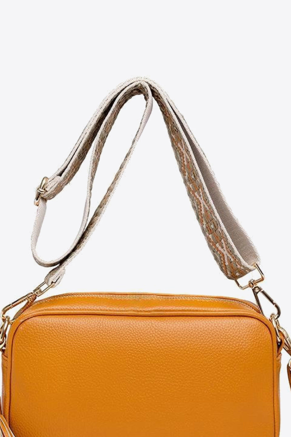 Zephariel PU Leather Tassel Crossbody Bag