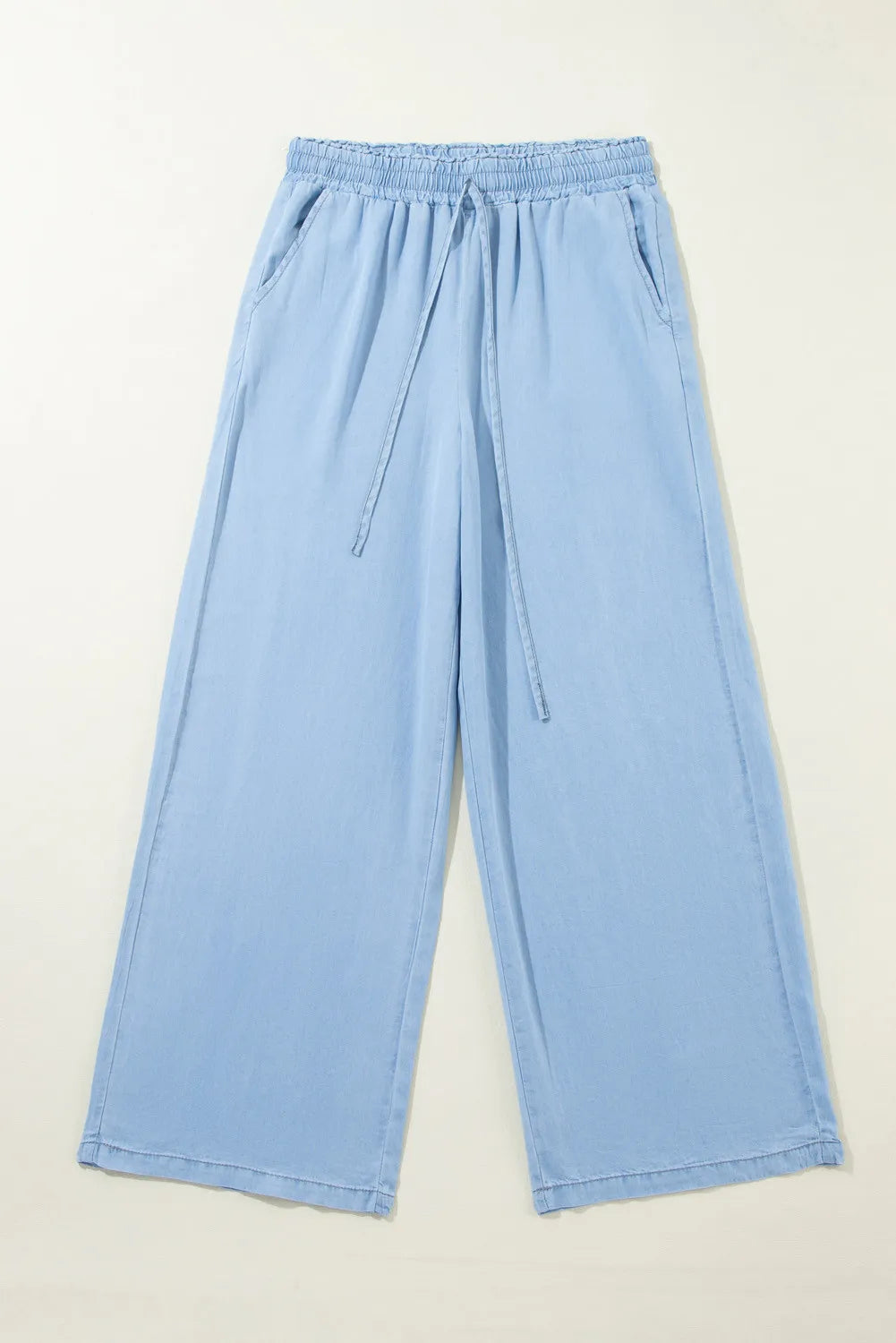 Zephariel Drawstring Wide Leg Jeans