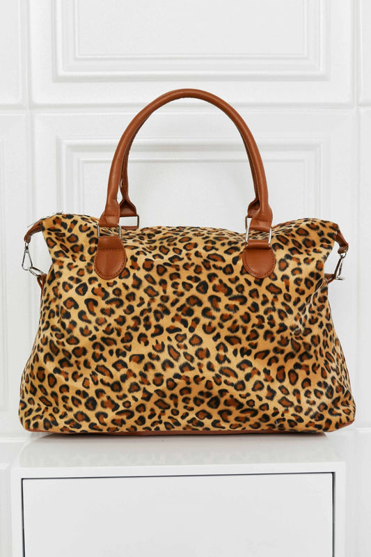 Zephariel Animal Print Brushed Weekender Bag