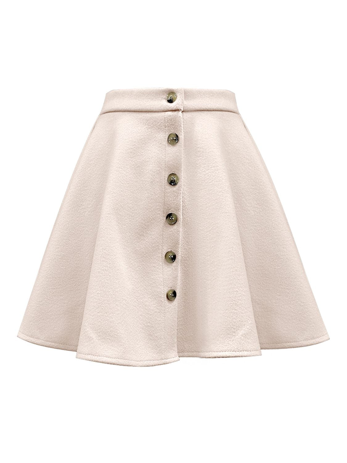 Zephariel Buttoned Corduroy Mini Skirt