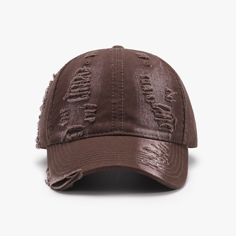 Zephariel Distressed Adjustable Cotton Baseball Cap