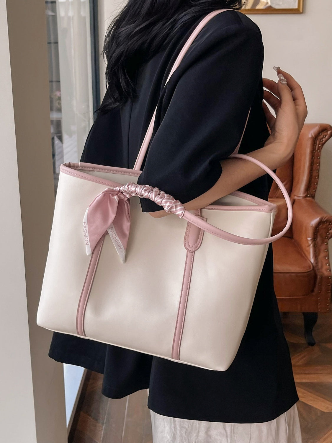 Zephariel PU Leather Tote Bag