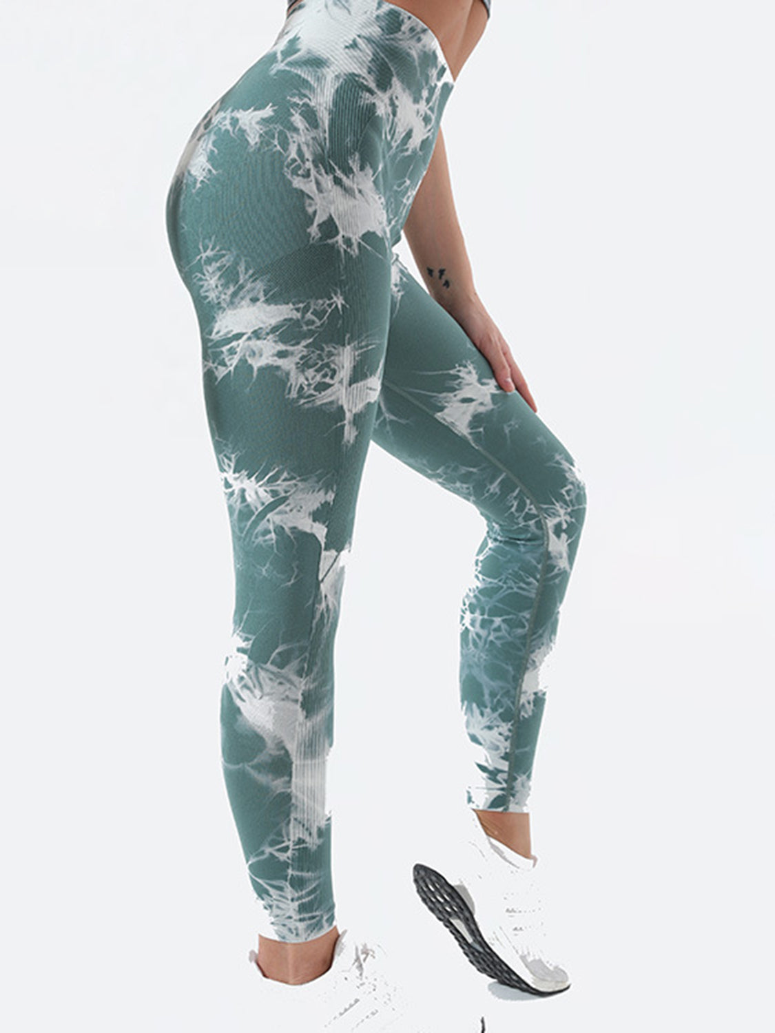 Zephariel Tie-Dye High Waist Active Leggings