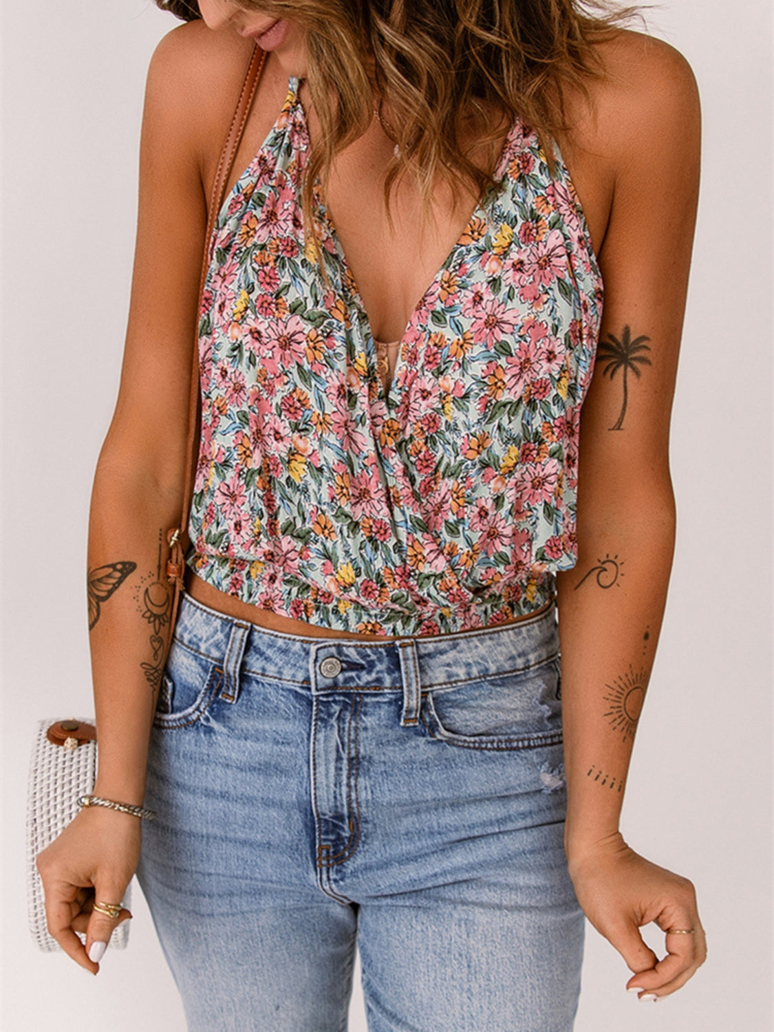 Zephariel Floral Surplice Cami