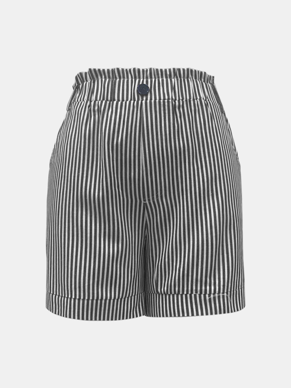 Zephariel High Waist Striped Shorts