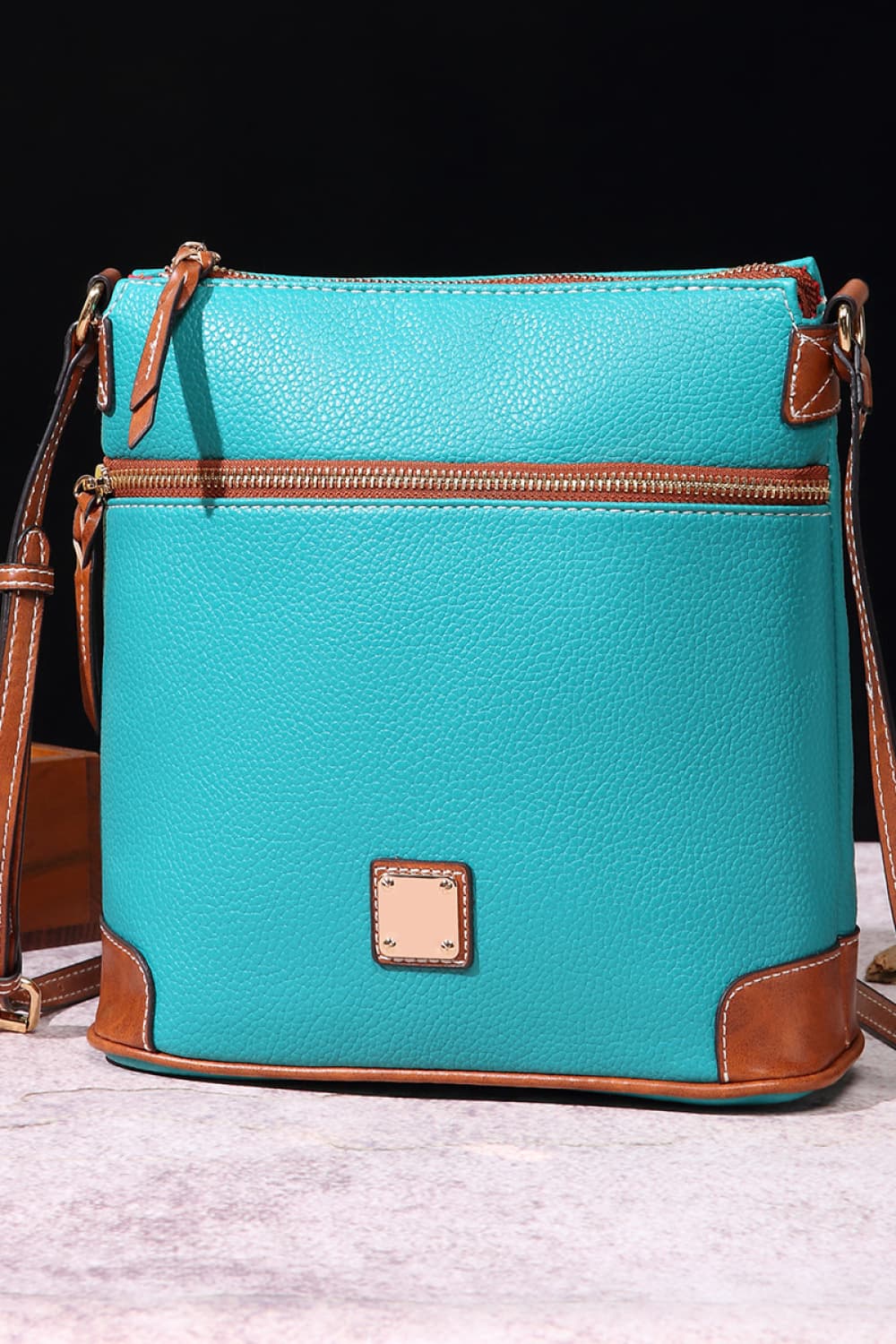 Zephariel PU Leather Crossbody Bag